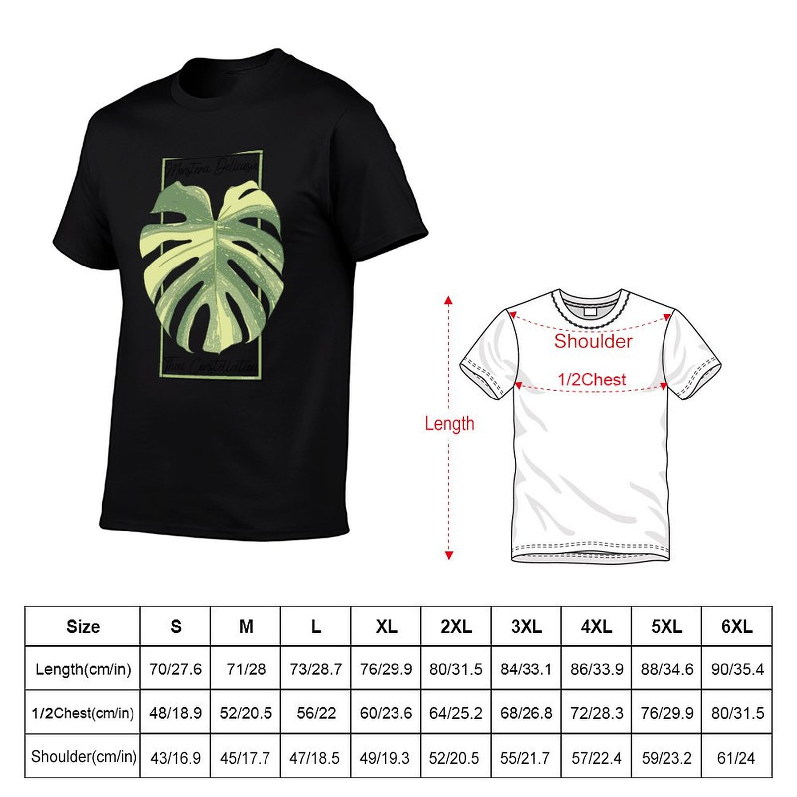 T-shirt Monstera Thai Constell - Monstera Thai Constellation recensione e prezzo