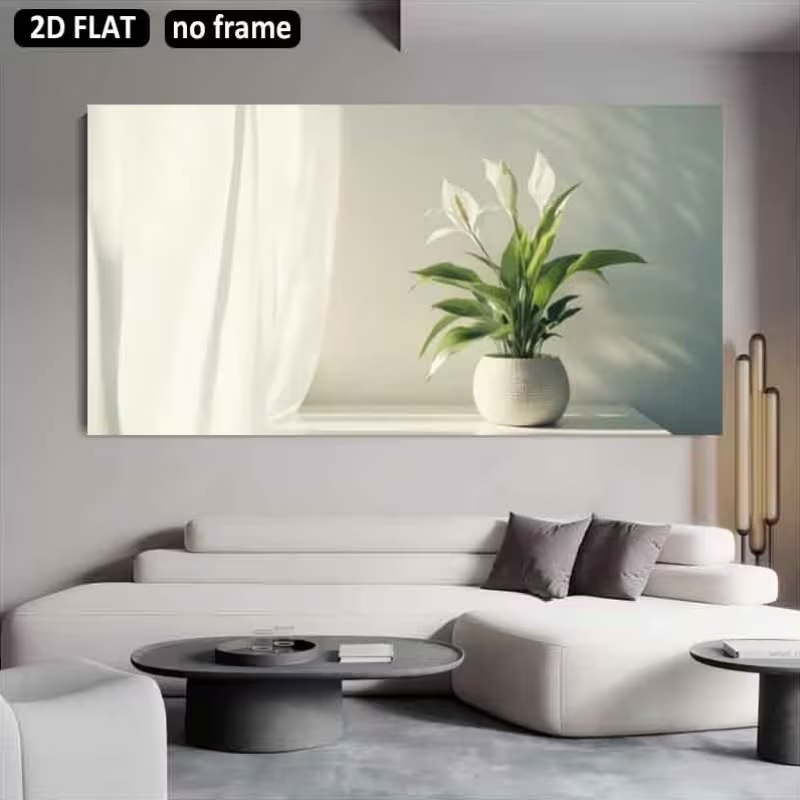 (1 Pezzo Senza Cornice) Stampa - Peace Lily White recensione e prezzo