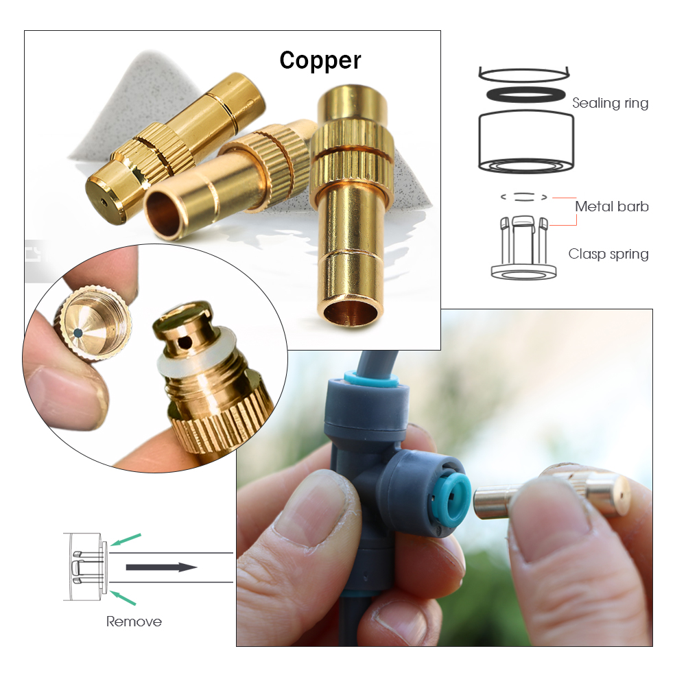 5-30M 4/6mm Tubo Grigio Ugello - Plant Parent Kit recensione e prezzo